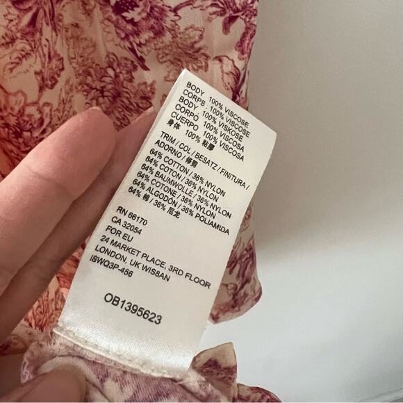 Free People Lucie Floral Lace Mini Dress - Picture 7 of 7